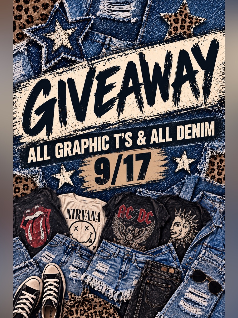 All Graphic T’s & All Denim Giveaway